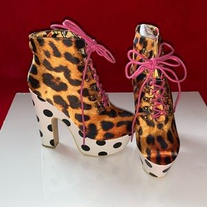 Iron Fist Leopard Bootie